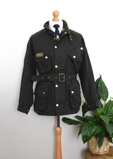 Giacca cerata biker verde A7