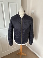 Bomber trapuntato uomo blu